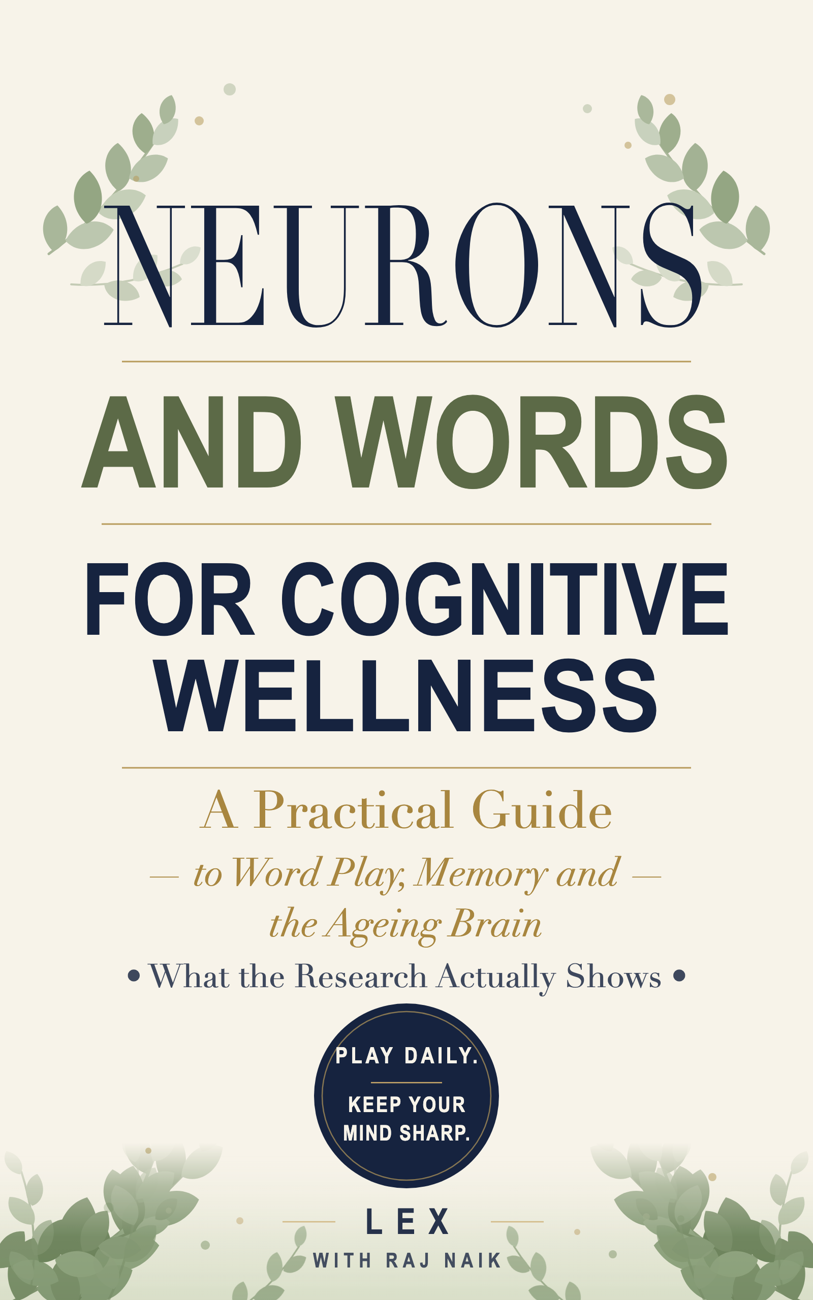 Neurons & Words — For Cognitive Wellness book cover